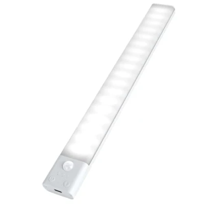 Imagen de AiQInu Luz con sensor de movimiento para armario, luces cocina, lámpara nocturna inalámbrica, LED magnético USB recargable, 4 modos, 3 niveles luminosidad, vanyo JXDFR GM01