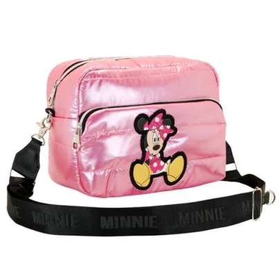 Imagen de Karactermania Minnie Mouse Ibiscuit Padding Bandolera para niños, Talla: One Size, Rosa