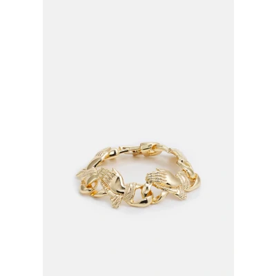 Imagen de Urban Classics PRAY Hands Bracelet Unisex Pulsera goldcoloured, Hombre, Talla: L/XL, Gold coloured