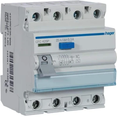 Imagen de CFC425P Inter. dif. 4P 25A 300mA tipo AC 4M