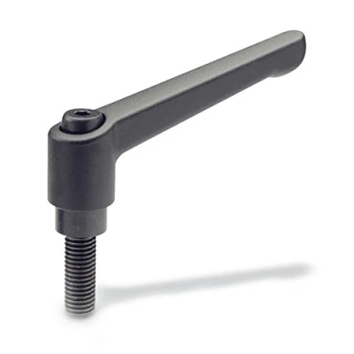 Imagen de ganter Norma Elementos ajustables Palancas de sujeción con tornillo rosca, 1 pieza, Negro/strukturmatt, GN 300 92 M10 63 SW