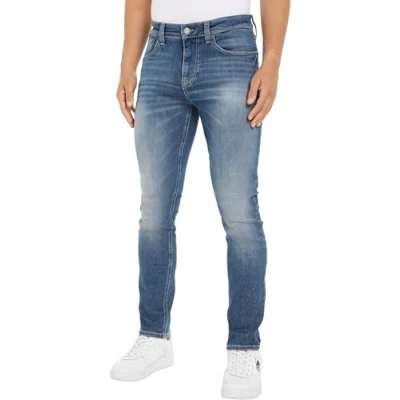 Imagen de Tommy Jeans Austin Slim TPRD BH1264 DM0DM18728 Pantalones de Mezclilla, Denim (Denim Dark), 38W / 34L para Hombre