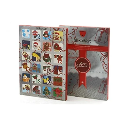 Imagen de Silikomart Juego de 2 Cajas cartón para Calendario Adviento, Silicona, 36.2x23x5 cm