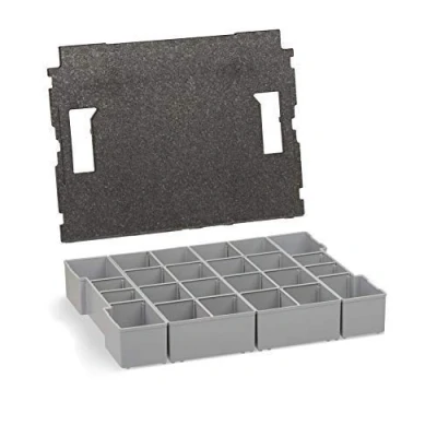 Imagen de Juego de Cajitas Piezas Sistema Ordenación con Cubierta Acolchada para Bosch Sortimo L BOXX 102 También Apto Die Neue G4 Modelo 102, K3