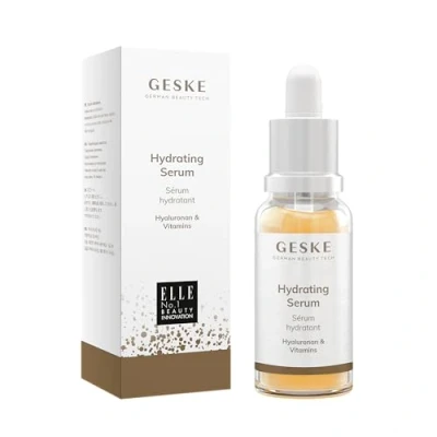Imagen de GESKE Sérum hidratante Contra piel seca Cuidado facial con ácido hialurónico suave de la Suaviza y fortalece Fórmula vegana Complementa dispositivos SmartAppGuided™