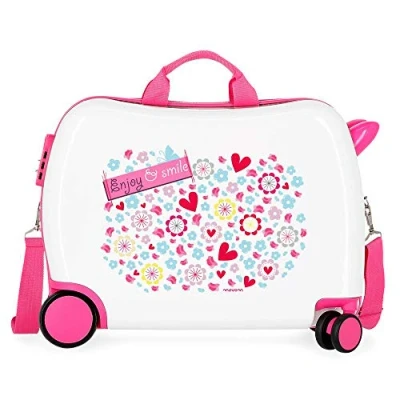 Imagen de Movom Happy Time Maleta Infantil Multicolor 50x38x20 cms Rígida ABS Cierre combinación 34L 2,1Kgs 4 Ruedas Equipaje de Mano