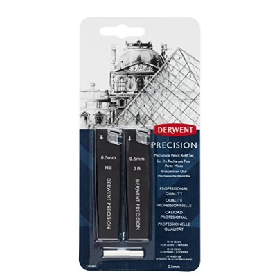 Imagen de Derwent Kit de Lápiz mecánico precisión HB 0,5 mm