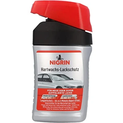 Imagen de NIGRIN Cera dura para proteger la pintura del coche, cuida y conserva de forma duradera segura, 300 ml