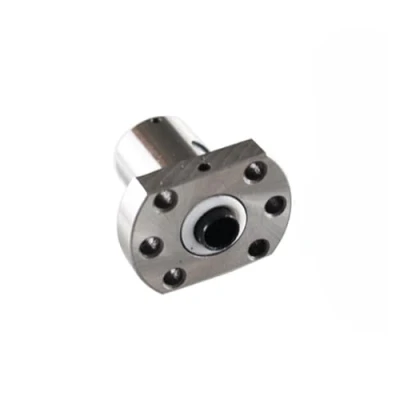 Imagen de roscado juego tornillo de bola 1204 laminado C7, rosca completa SFU1204 con tuerca simple 1204, paso 4 mm diámetro 12 RM1204 trapezoidal (Size : O