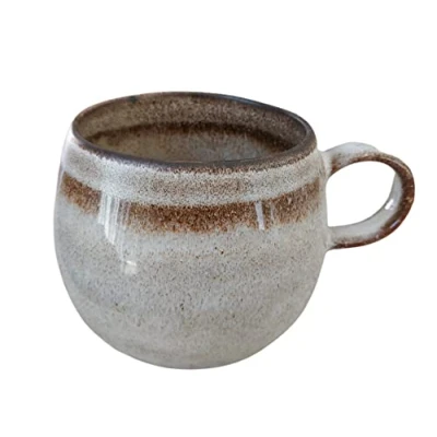 Imagen de PintoCer Taza con asa, Cerámica de Gres, Ideal para Café, Leche, Té y Chocolate, Apto Lavavajillas Microondas