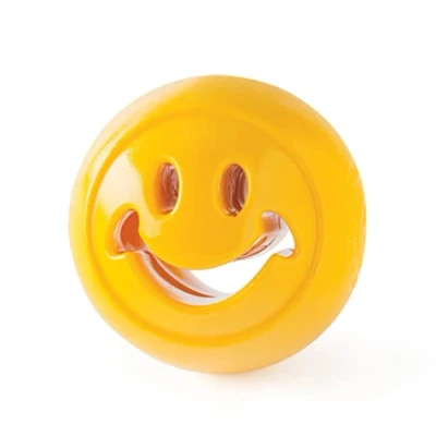 Imagen de Planet Dog Orbee Tuff Nooks Juguete con dispensador de recompensas para Perros Smiley Amarillo