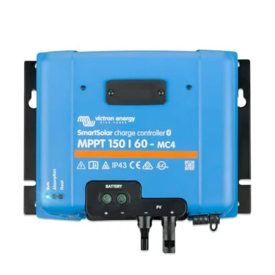 Imagen de Victron Energy SmartSolar MPPT MC4 150V 60 amperios 12/24/36/48 Voltios Controlador de Carga Solar (Bluetooth)