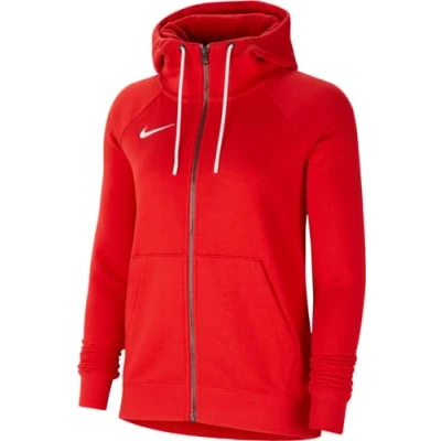 Imagen de Nike Performance W NK FLC PARK20 FZ Hoodie Sudadera con cremallera University red white, Mujer, Talla: XS, white