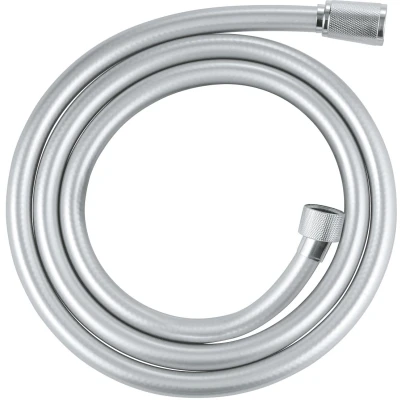 Imagen de GROHE Vitalioflex Silver Flexo de ducha (1.25m, resistente al calor, sistema anti torsión, conexión universal, instalación QuickFix), plata, 22110000