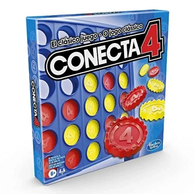 Imagen de Hasbro Gaming El clásico Juego Conecta 4, de Mesa Estrategia para 2 Jugadores, Juguetes Infantiles niños y niñas a Partir 6 años, 4 en línea, diversión Familia