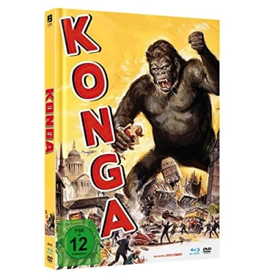 Imagen de KONGA Uncut Limited Mediabook (mit Blu ray+DVD/in HD neu abgetastet) [Alemania] [Blu ray]
