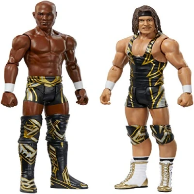 Imagen de WWE Pack de 2 Figuras acción, Luchadores Gable y Benjamin (Mattel GBN55), Multicolor