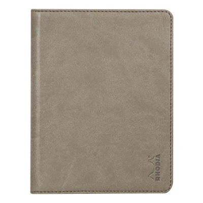 Imagen de Clairefontaine ES RHODIA 213002C Cuaderno y portadocumentos Rhodiarama N 13 topo para bloc de notas o cuadernos formato A6 (10,5 x 14,8 cm) Piel italiana Premium