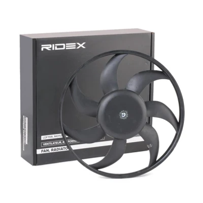 Imagen de RIDEX 508R0038 ventilador de radiador para vehículos con/sin climatización 390 240 sin bastidor (armazón) OPEL: Adam