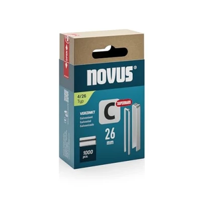 Imagen de Novus Tools 042 0804 Pinza para lomo estrecho tipo 4, gris, 26 mm, grapas