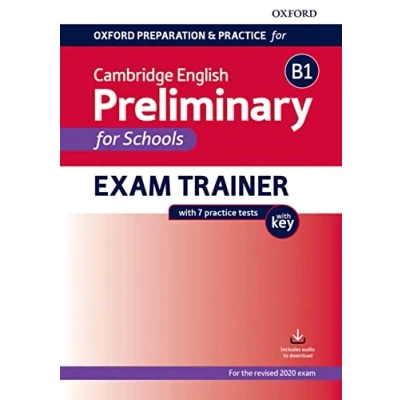 Imagen de Oxford Preparation Pre Intermediate for Schools (B1). Workbook without Key: Preparing students the Cambridge English B1 Preliminary exam.