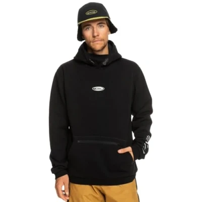 Imagen de Quiksilver BIG LOGO TECH Hoodie Forro polar, Hombre, Talla: Small, True black