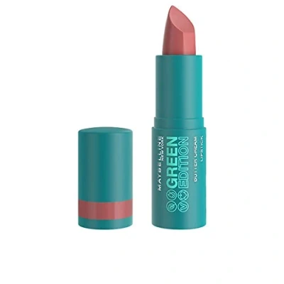 Imagen de Maybelline New York Green Edition Barra de Labios con color cremoso y alta pigmentación, Tono 15 Windy