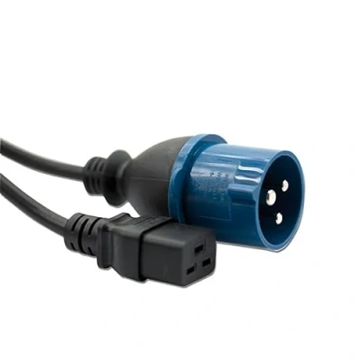 Imagen de ACT Powercord CEE1 C19 Cable de alimentación (2,50 m), Color Negro