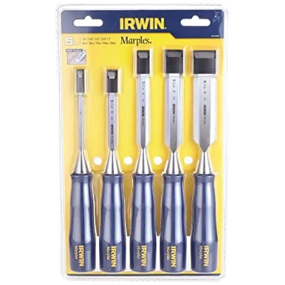 Imagen de IRWIN TM444S5 Formón M444, juego 5 uds 6, 10, 13, 19, 25 mm en estuche