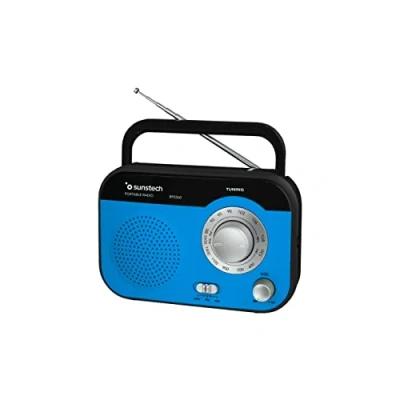 Imagen de Sunstech Rps560Bl Radio de Sobremesa Am/FM, Altavoz, 800 MW Rms, Azul