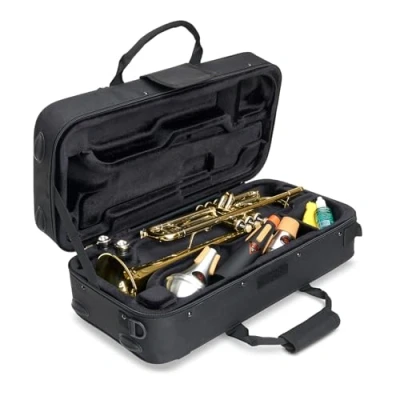 Imagen de Protec MX301 Estuche para trompeta, color negro