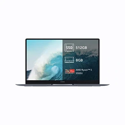 Imagen de honor MagicBook 15 Laptop PC Portatile, AMD Ryzen 5 5500U,15.6&#039;&#039; FHD IPS, WiFi 6, 8 GB RAM, 512 SSD, Windows 11 Space Gray (Reacondicionado)