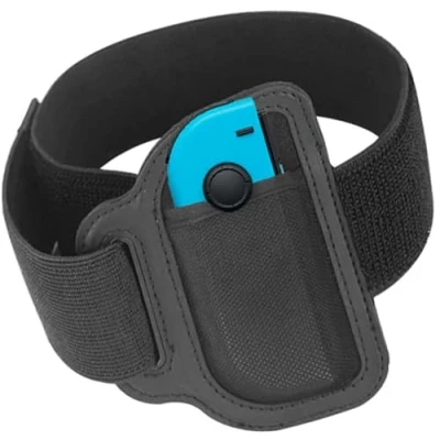 Imagen de JoyHood Correa para Pierna Controladores Switch/Switch OLED Joy Con, Accesorios de Juego Switch Sports Play Soccer/Ring Fit Adventure, Correas Elásticas Ajustables Piernas