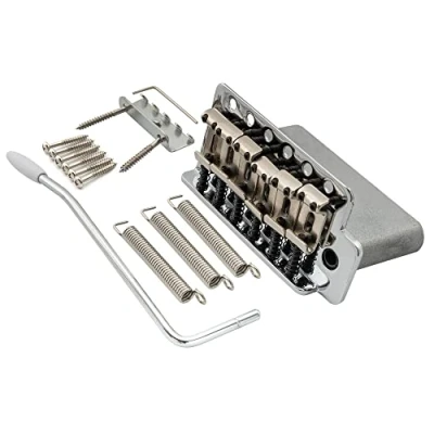 Imagen de Wilkinson WOV01 52,5mm Vintage Tremolo Assemblies 6 Tornillos para Guitarra Eléctrica Squier/Mexico Fender Strat, Cromado