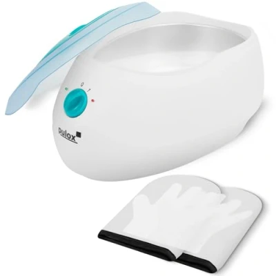 Imagen de pulox baño de parafina cera para fundir incluye guantes