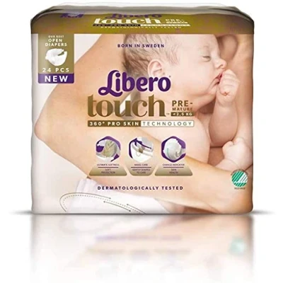 Imagen de LIBERO TOUCH PRE MATURE FINO AI 2.5KG 24 PANNOLINI