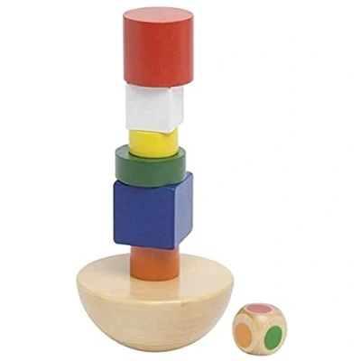 Imagen de GOKI Juegos de acción y reflejosJuegos habilidadGOKITorre Equilibrio en Bolsa algodón, Multicolor (1)