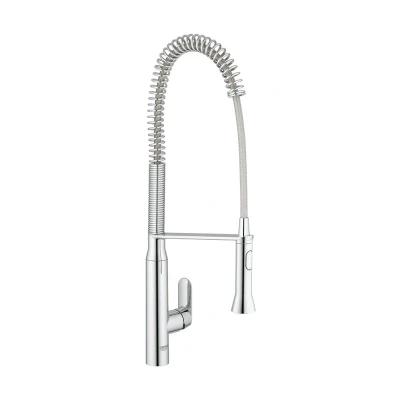 Imagen de Grohe K7 Grifo de cocina, caño alto, cabezal profesional, acabado StarLight (32950000)
