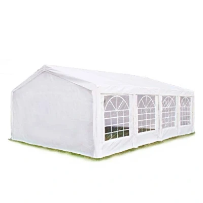 Imagen de TOOLPORT Carpa de Fiesta 5x8 m para Fiestas Lona PE 450 N jardín Blanca Impermeable