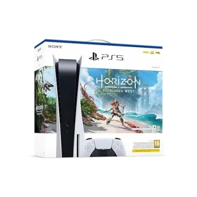 Imagen de Console Sony PlayStation 5 Édition Standard Blanche + Horizon Forbidden EU