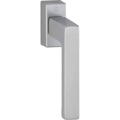 Imagen de HOPPE 10717646 Tirador para ventana TOULON Secustik, VK 7 x 32 42 mm, efecto acero inoxidable, Edelstahl Effekt