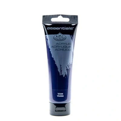 Imagen de Royal &amp; Langnickel Essentials Tubos de pintura acrílica, 120 ml, 3 unidades, color morado