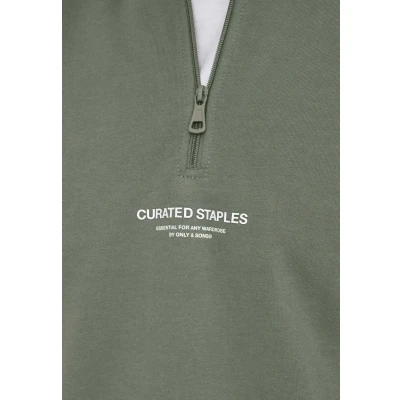 Imagen de Only &amp; Sons Onscurated Sudadera, Hombre, Talla: Large, Castor gray