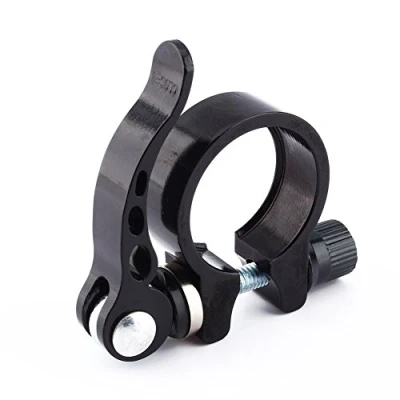 Imagen de Abrazadera de Asiento icleta, 31.8 mm / 34.9 Sillín icleta Aleación Ciclismo Montaña Tija Abrazaderas Cierre Rápido