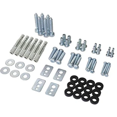 Imagen de RICOO Juego de Tornillos y Tacos con UX10 Fischer® Soporte TV para Pared hormigón Macizo Tornillo SPZ0200 F M4 M5 M6 M8 66 Piezas
