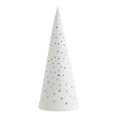 Imagen de Kähler Portacandelitas Alto H30 cm Nobili Pieza de coleccionista diseño danés, Blanco