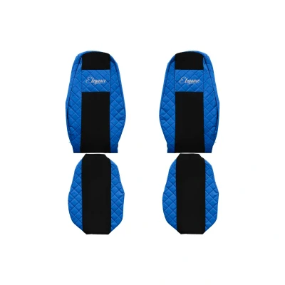 Imagen de F CORE Elegance Q FX14 BLUE Cubreasiento Azul textil, Ecopiel