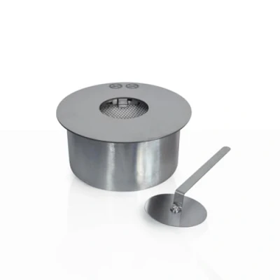 Imagen de Quemador redondo para chimenea de bioetanol biochimenea inox 2,5 l d.25
