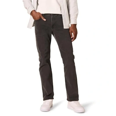 Imagen de Amazon Essentials Pantalón Vaquero Elástico de Ajuste Recto Hombre, Negro Efecto Lavado, 36W / 34L
