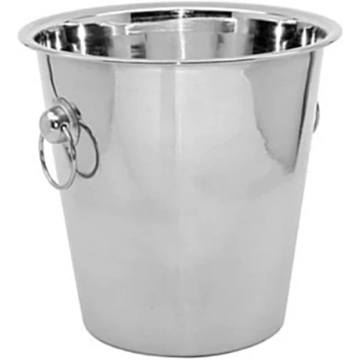 Imagen de Space Home Champanera con Asas Cubitera Cubo de Champán Hielo Acero Inoxidable Enfriador Bebidas 22 x 21 cm